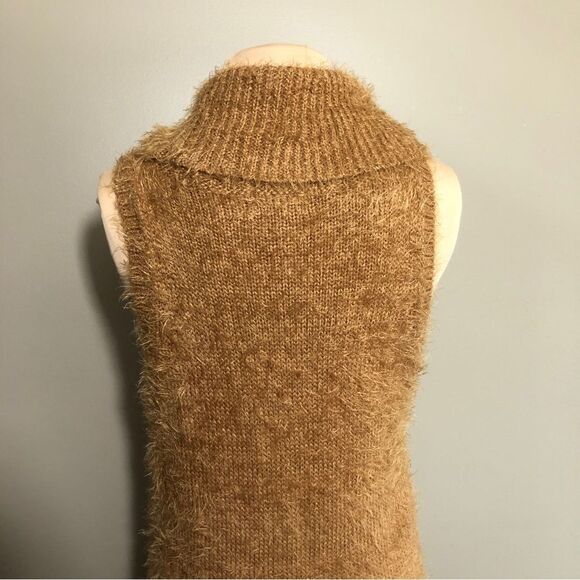 Show Me Your MuMu Sweater Dress Womens Small Brown Mini Cowl Neck Wool Blend - Picture 11 of 13